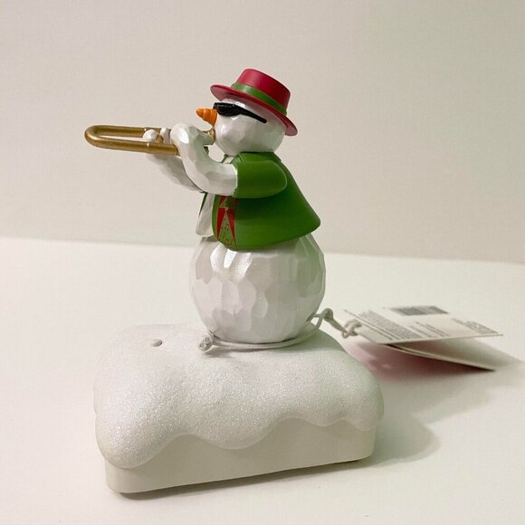 Hallmark Snowman Wireless Band Trombone Tony Music and Movement Flaws - Picture 14 of 17